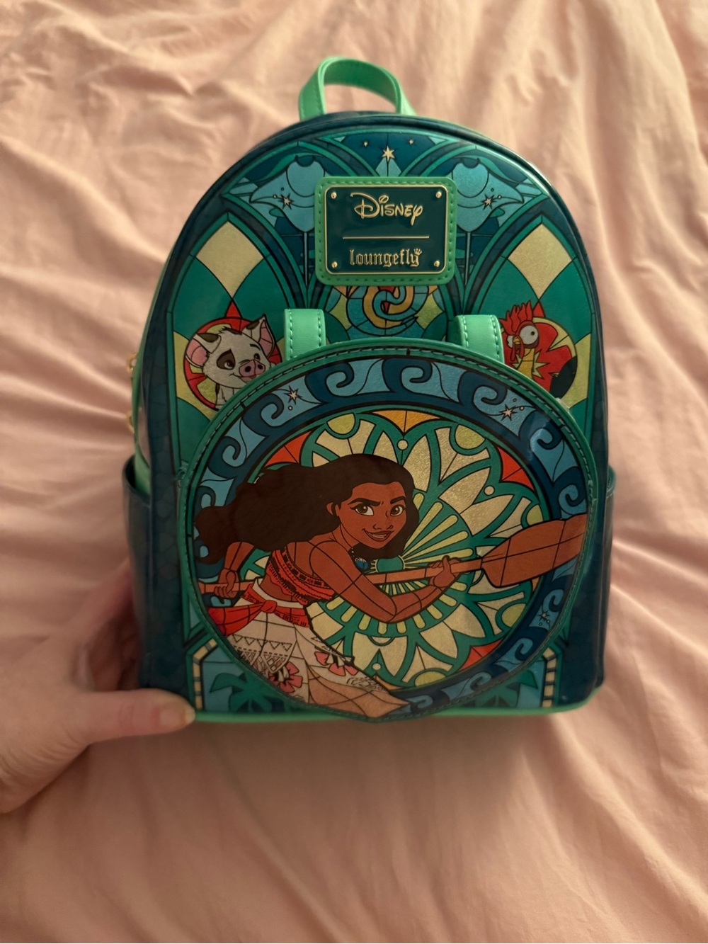 Loungefly Disney’s Moana Stained Glass Backpack